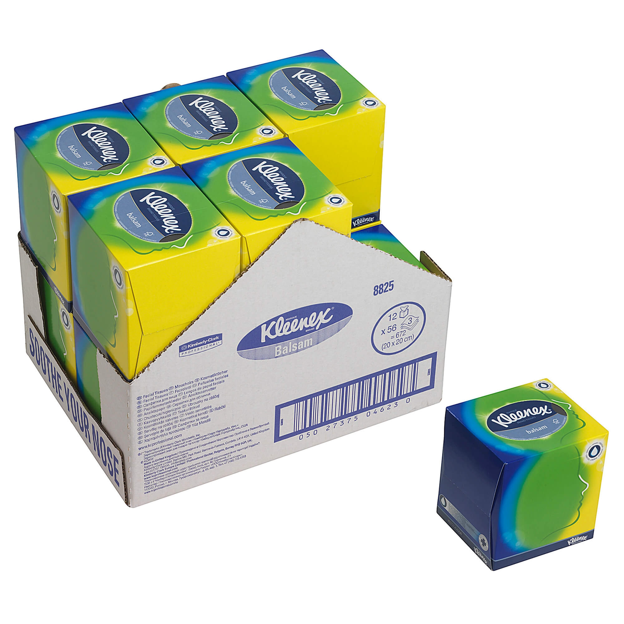 Kleenex® Салфетки для лица - В кубе / Белый — изображение 2