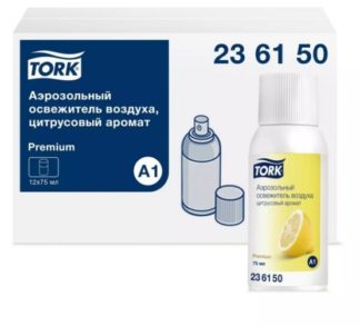 Tork аэрозольный освежитель воздуха, цитрусовый аромат (доступен с 26.07.2023)