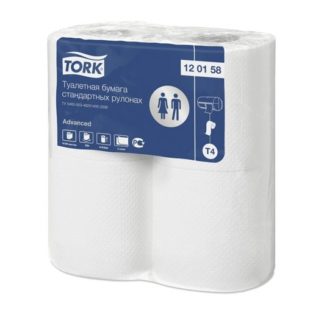Tork туалетная бумага в стандартных рулонах, категория Advanced, 2-сл.