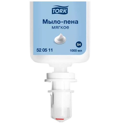 Tork мыло-пена мягкое, категория Advanced, 1000 мл — изображение 2