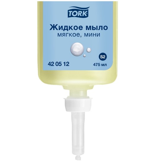 Tork жидкое мыло мягкое мини, категория Advanced, 475 мл