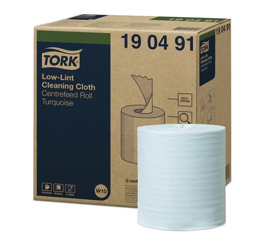 Tork безворсовый нетканый материал (сменный блок для системы W10), категория Premium, 1-сл., синий — изображение 2