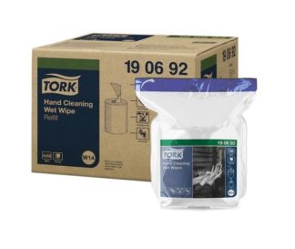 Tork влажные салфетки для рук (сменный блок для системы W14), категория Premium, 1-сл., белые