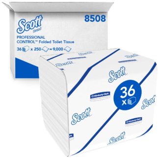 Scott® Control™ Туалетная бумага - Упаковка Bulk Pack / Белый
