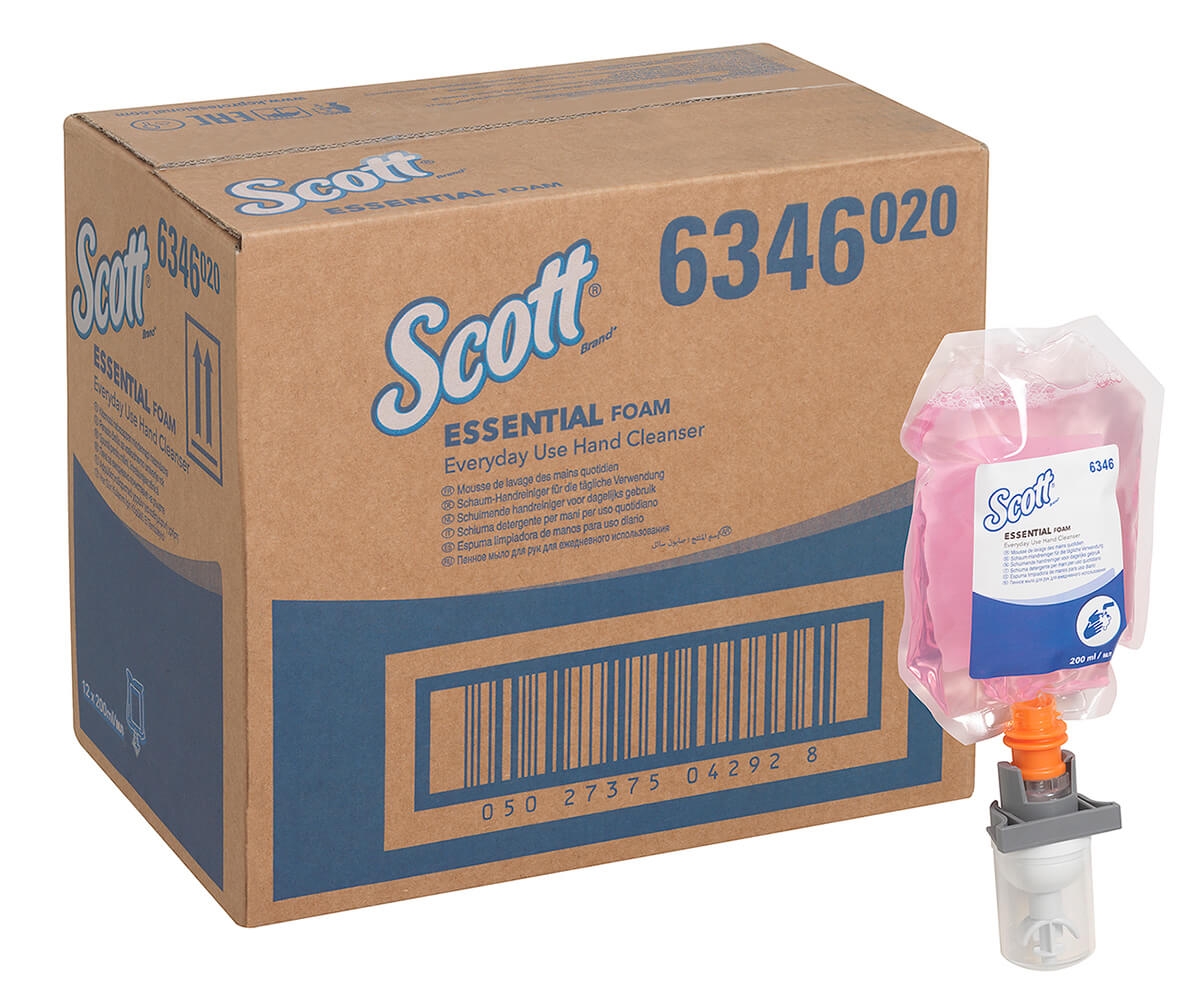 Scott® ESSENTIAL™ Everyday Use Пенное моющее средство для рук для ежедневного использования - Картридж / Розовый /200мл