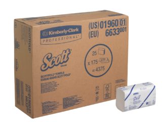 Scott® SCOTTFOLD* Полотенца для рук - M-образное сложение / Белый /Средний
