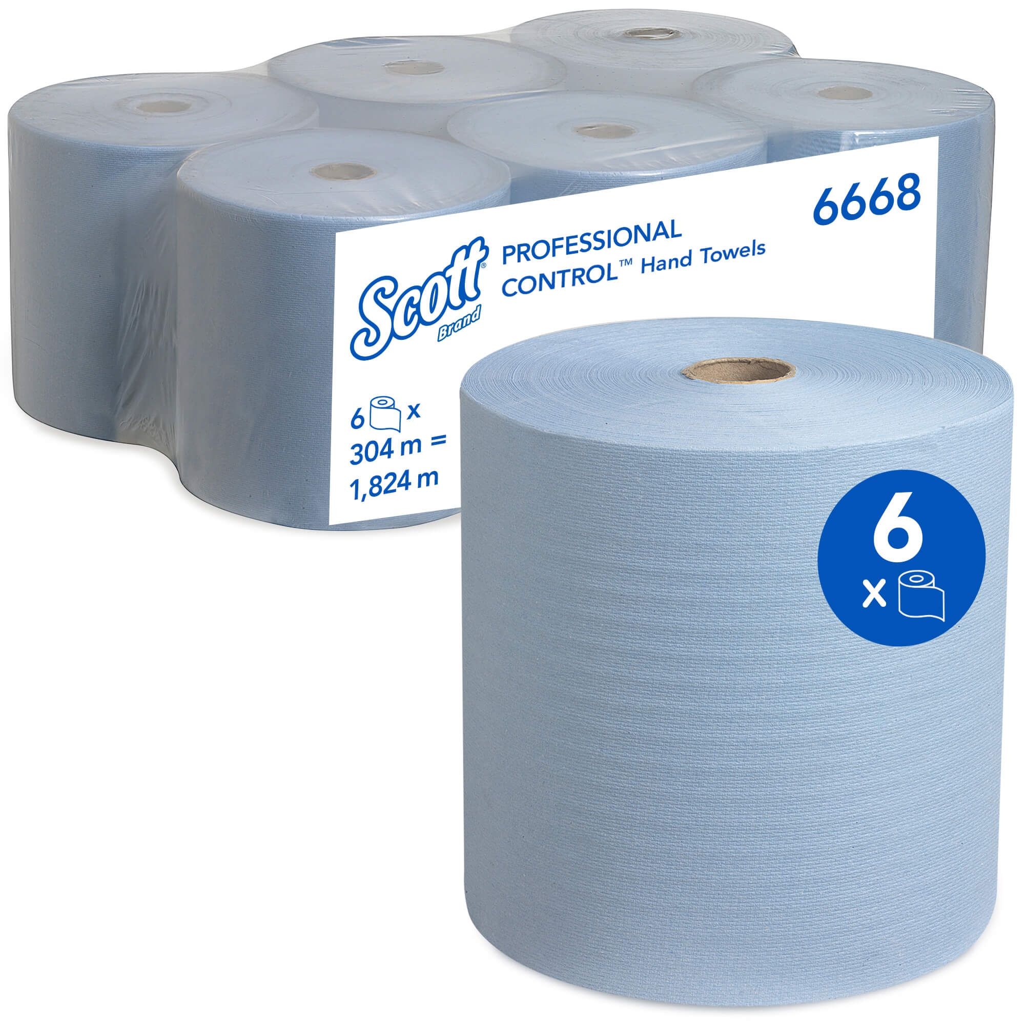 Scott® Полотенца для рук - Рулон / Синий