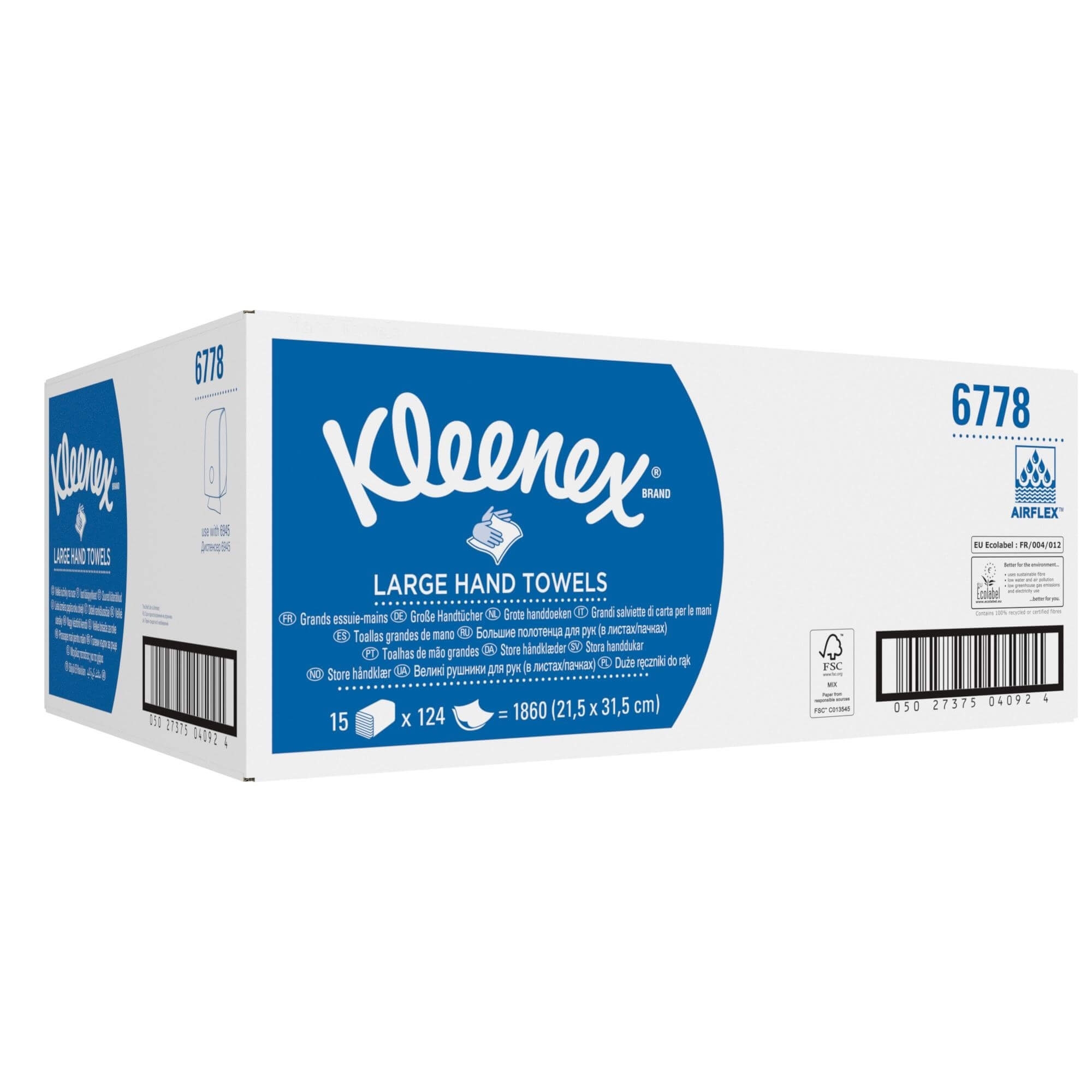 Kleenex® Сложенные полотенца для ру - Белый /Большой — изображение 2