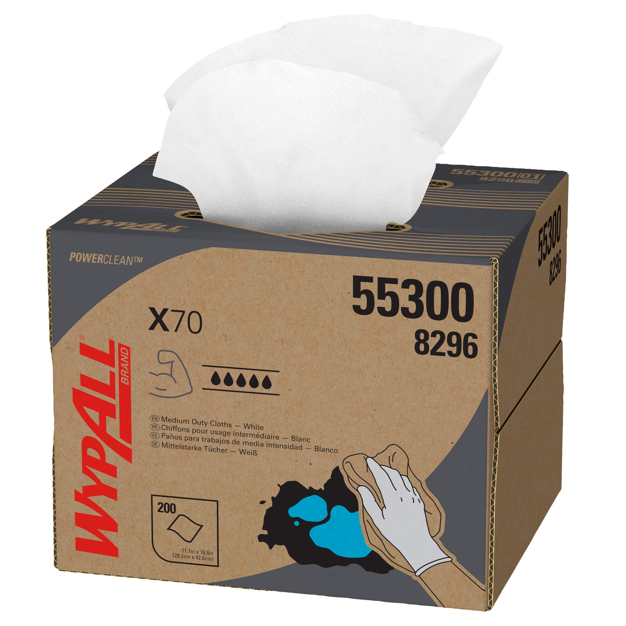 WypAll® X70 PowerClean - Упаковка BRAG™ Box / Белый — изображение 2