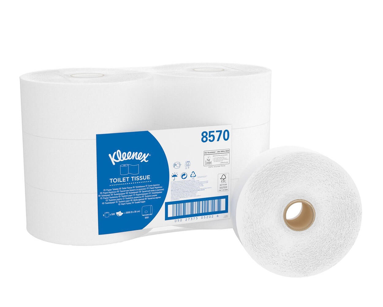 Kleenex® Туалетная бумага - рулон Jumbo / Белый /190 — изображение 2