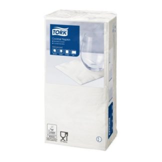 Tork cалфетки 24х24, категория Advanced, 2-сл., белые