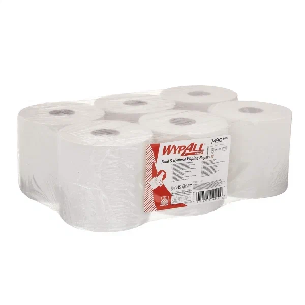 WypAll® L10 Протирочный материал для общественных зон - Centrefeed for Reach+™ / Белый