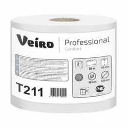 Туалетная бумага Veiro Professional Comfort в средних рулонах