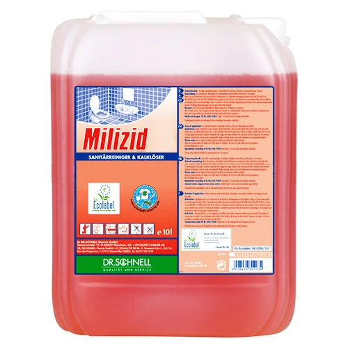 Средство кислотное для очистки санитарных зон Milizid 10 л