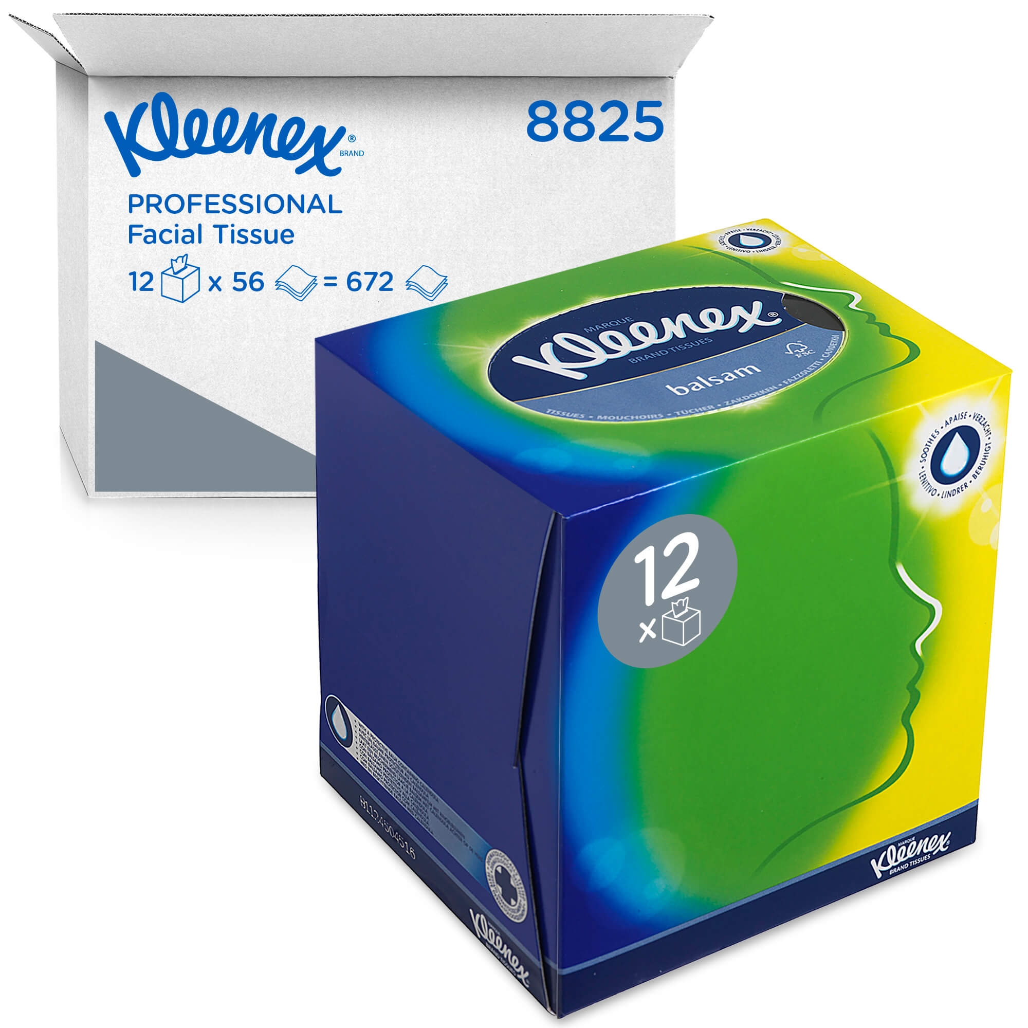 Kleenex® Салфетки для лица - В кубе / Белый — изображение 3