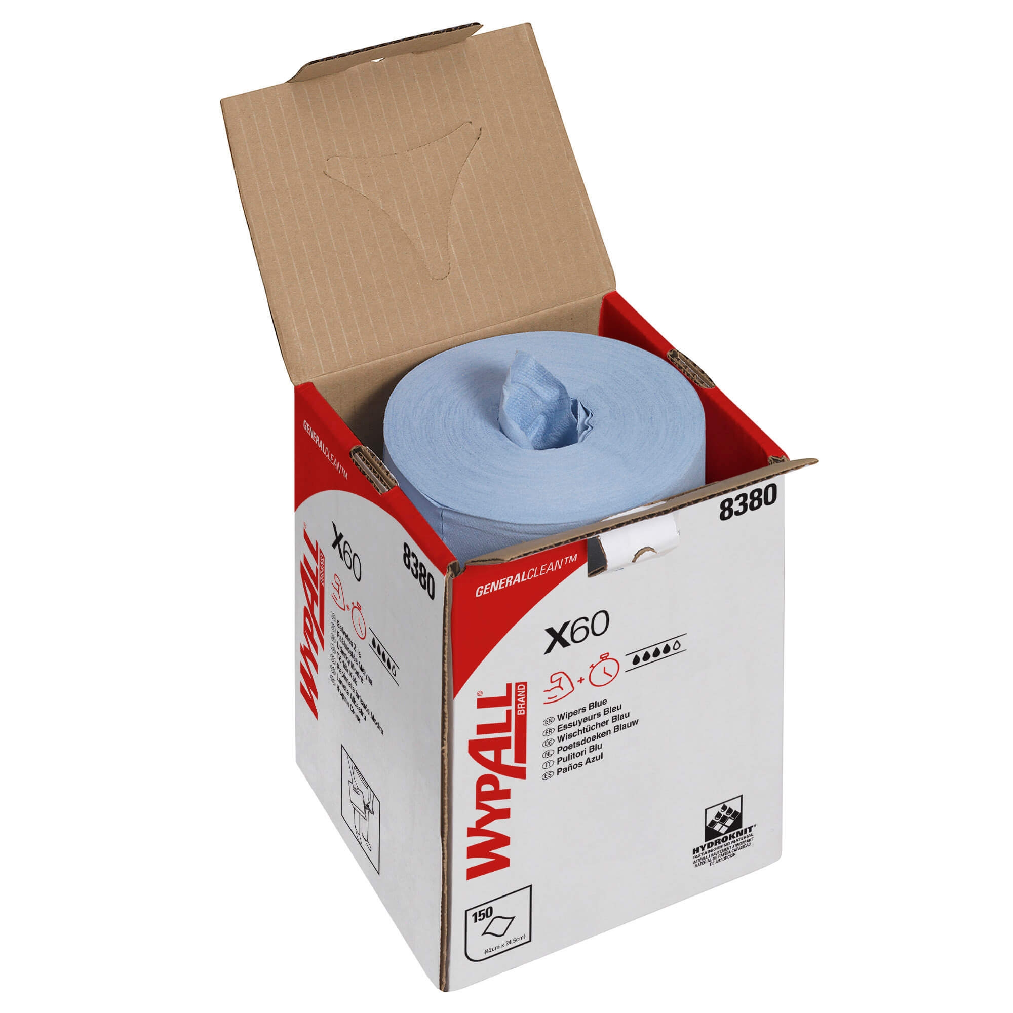 WypAll® X60 General Clean - С центральной подачей / Синий — изображение 3