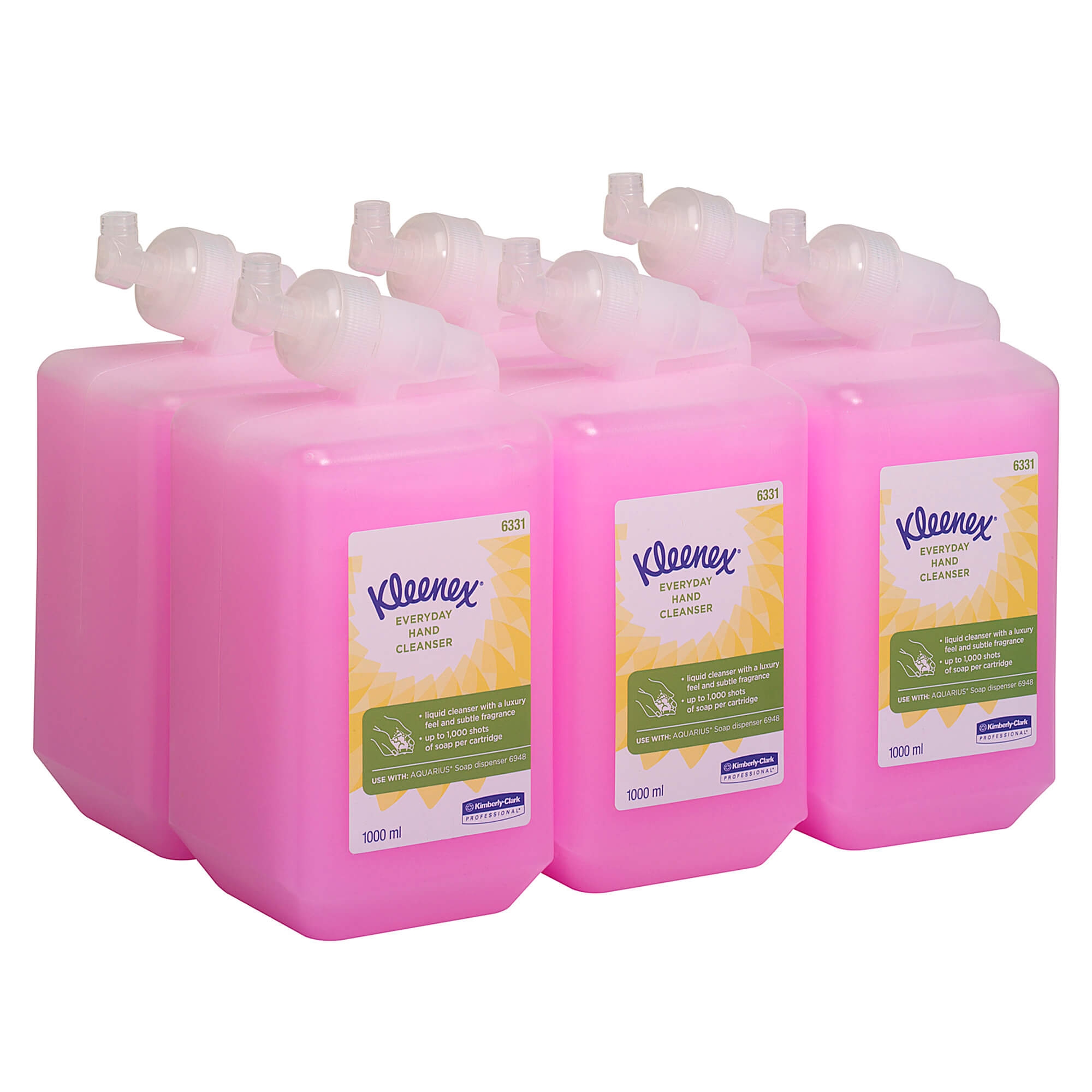 Средство жидкое для рук Kleenex, 1000мл, розовый, 6шт/упак — изображение 5
