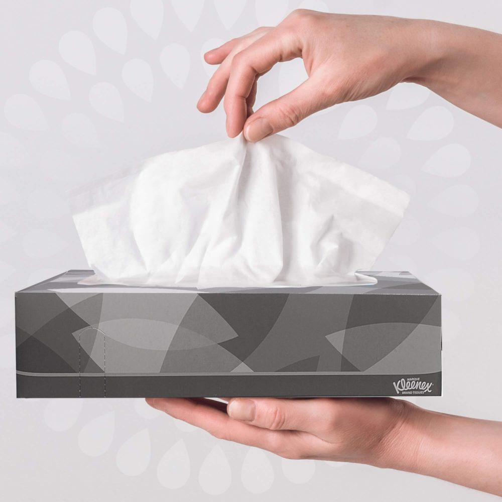 Салфетки для лица Kleenex 2-сл,100л, белые, 21шт/упак — изображение 7