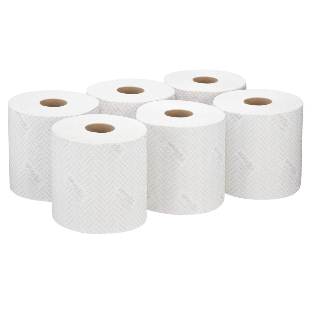 Материал протирочный бумажный с центр. вытяжкой Wypall L30,2-сл,20*38см,300л,белый — изображение 8