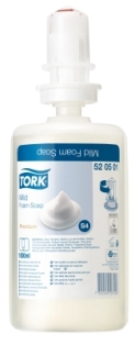 Мыло-пена Tork Premium S4 1000мл,прозрачный, 6шт/упак
