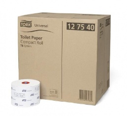 Бумага туалетная в средних рулонах Tork Universal T6, 1-сл, 9,9*135, белый, 27рул/упак