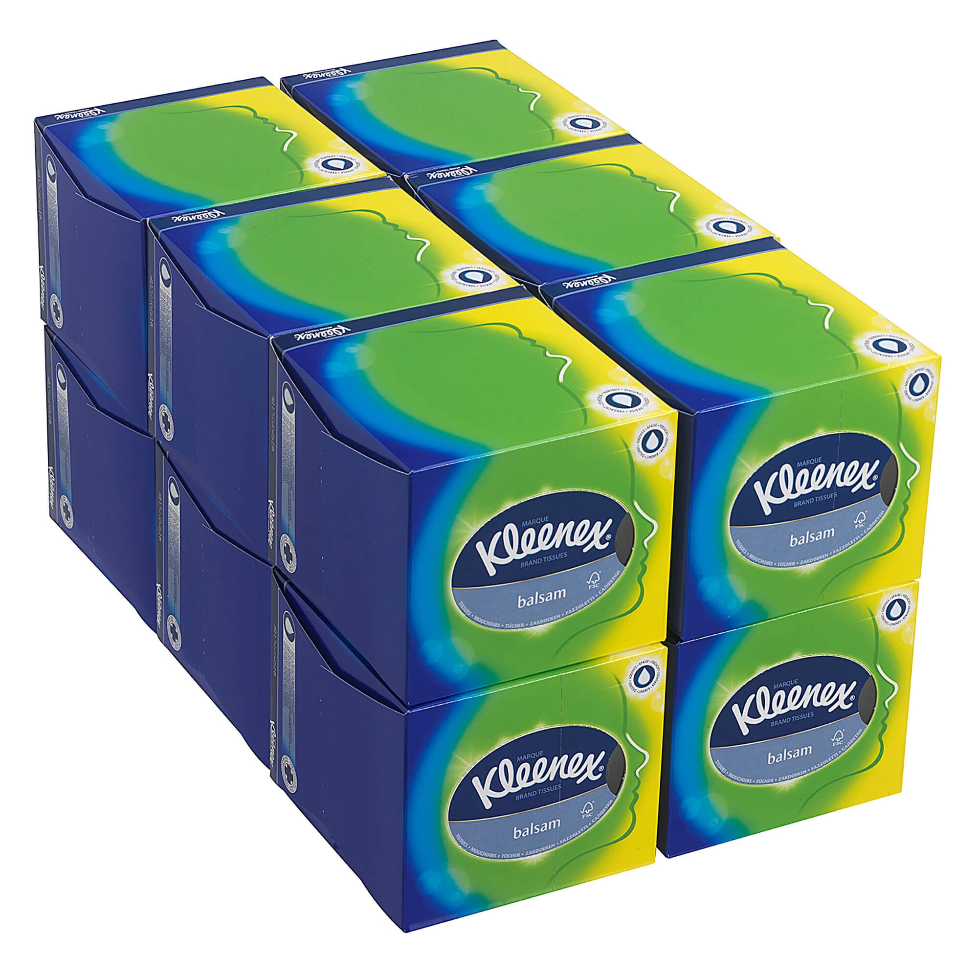 Kleenex® Салфетки для лица - В кубе / Белый — изображение 4