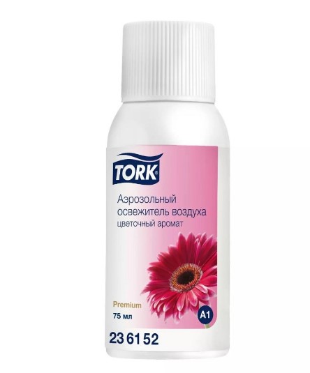 Tork аэрозольный освежитель воздуха, цветочный аромат (доступен с 26.07.2023) — изображение 2