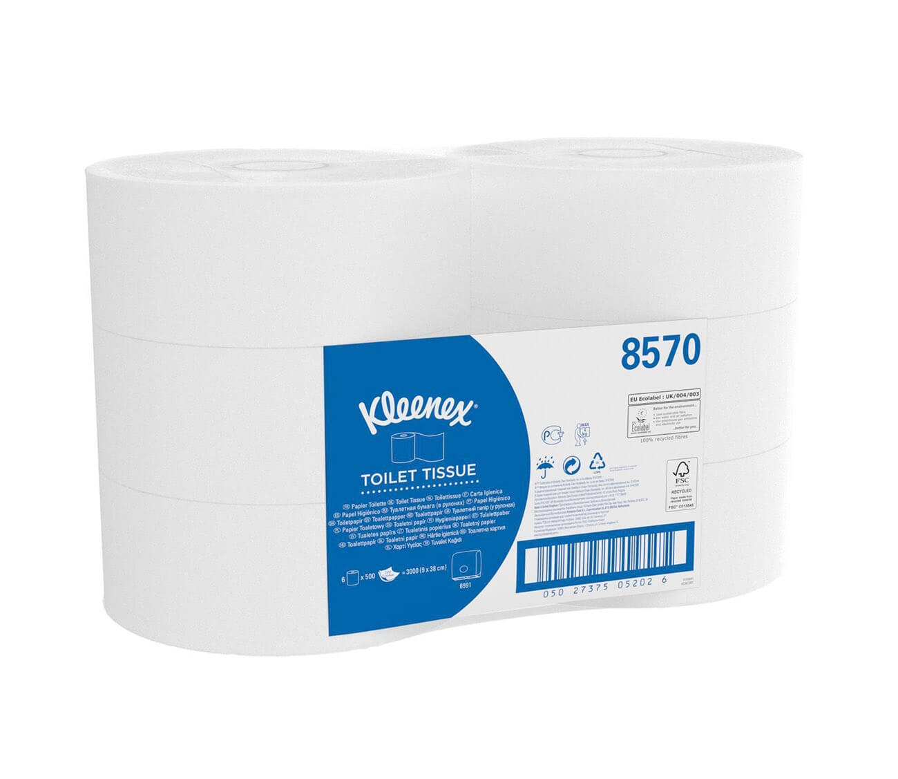 Kleenex® Туалетная бумага - рулон Jumbo / Белый /190 — изображение 4