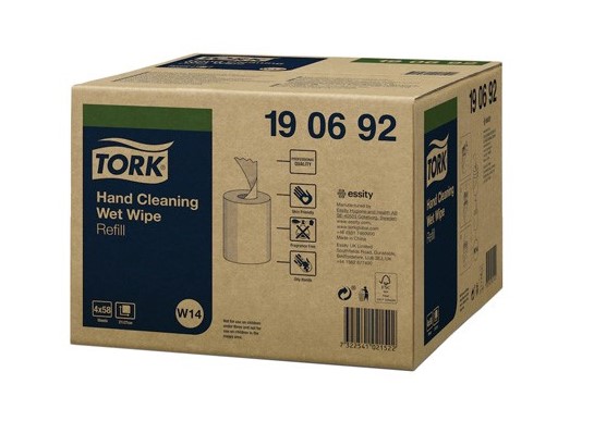 Tork влажные салфетки для рук (сменный блок для системы W14), категория Premium, 1-сл., белые — изображение 4