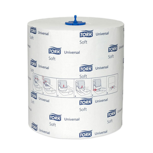 Полотенца для рук в рулонах Tork Matic H1, 1-сл, 1120л, 21см*280м, белый, 6рул/упак.