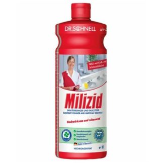 Средство кислотное для очистки санитарных зон Milizid 1л, 12шт/упапк