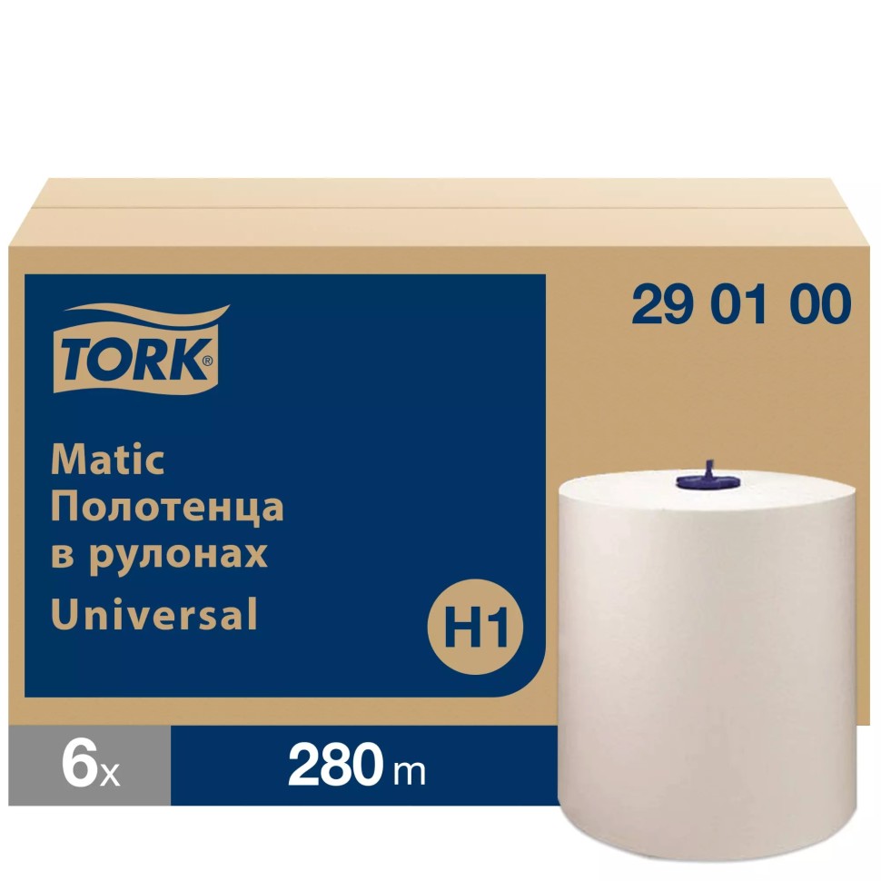 Tork Matic® полотенца в рулонах, категория Universal, 1-сл. — изображение 5