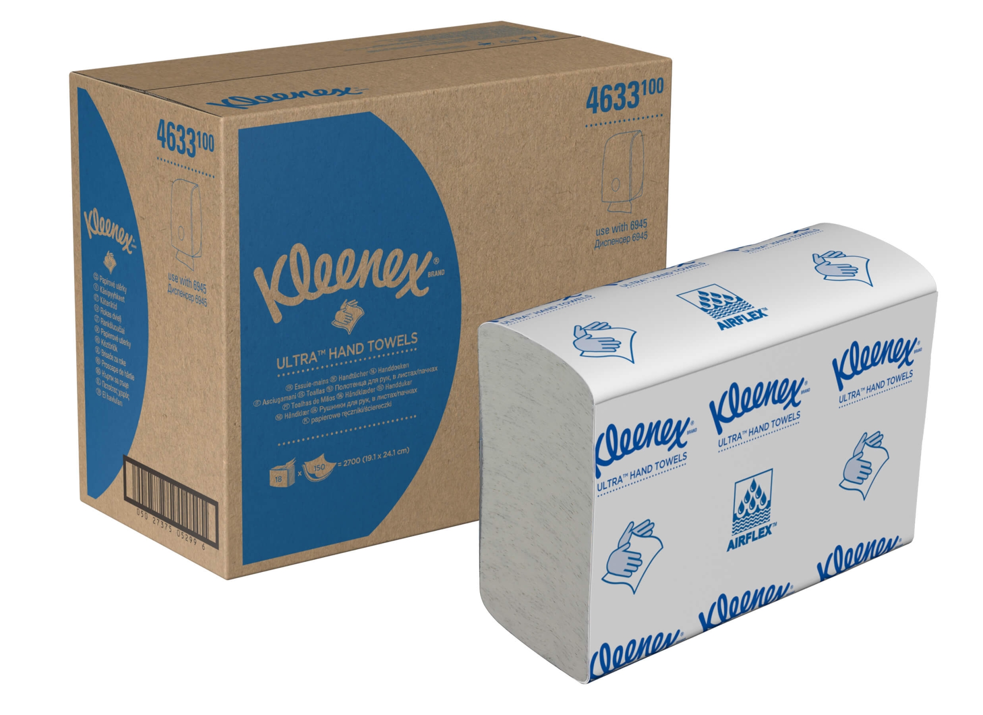 Kleenex® Ultra™ Полотенца для рук - MultiFold / Белый /Малый