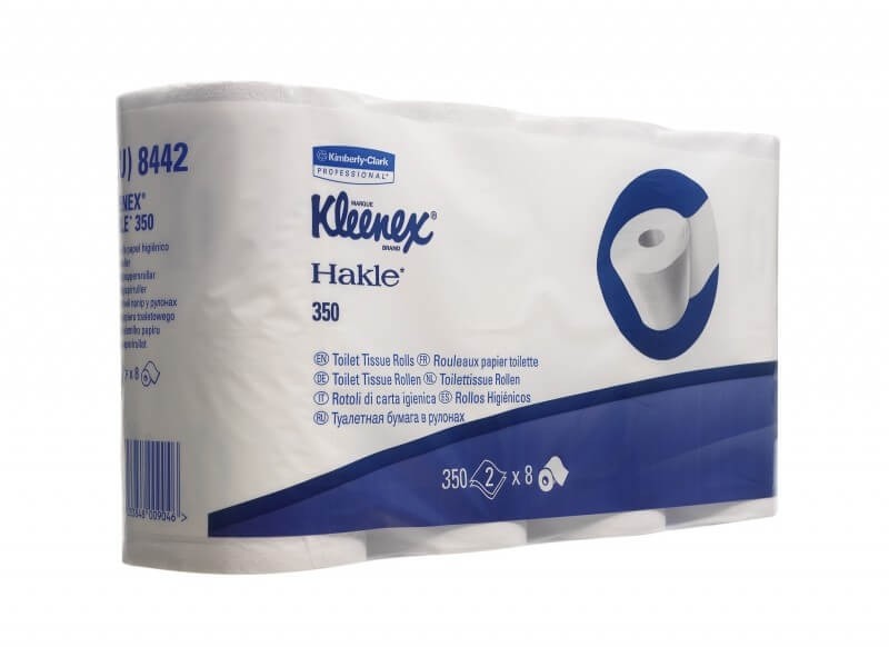 8442 Kleenex Туалетная бумага в рулонах - стандартный, белый, 8рул*350л, 8уп/кор — изображение 2