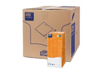 Tork салфетки 25×25 см оранжевые 470116, 500шт/уп, 6уп/кор