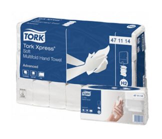 H3 Tork листовые полотенца Singlefold C-сложения 471114