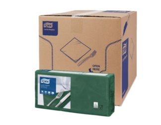 Tork салфетки 33x33 см темно-зеленый 477214, 200шт/уп, 10уп/кор