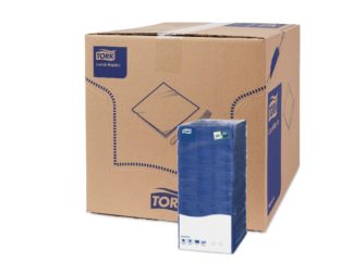 Tork салфетки 25×25 см темо-синие 470116, 500шт/уп, 6уп/кор