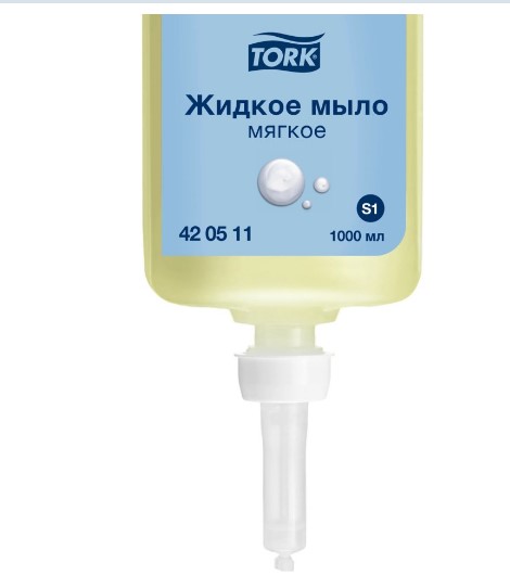 Tork жидкое мыло мягкое, категория Advanced, 1000 мл