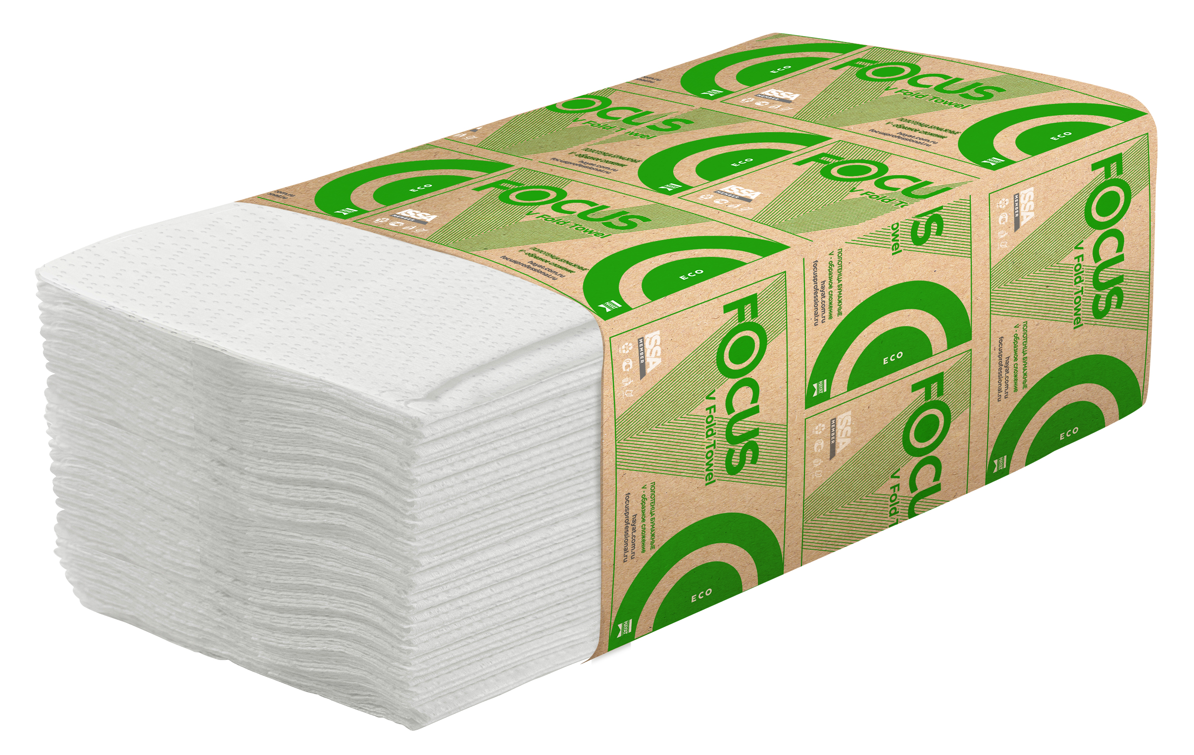 Полотенца Premium V сложения 1 слой 23*23, 250л, HAYAT