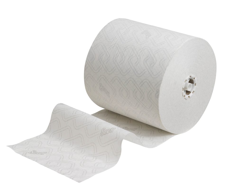 Полотенца для рук в рулонах Kimberly Clark Scott, 1-сл, 350м, белый, 6рул/упак — изображение 7