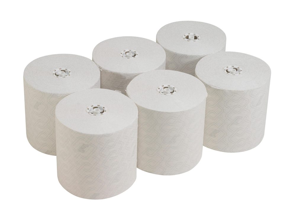Полотенца для рук в рулонах Kimberly Clark Scott, 1-сл, 350м, белый, 6рул/упак — изображение 5