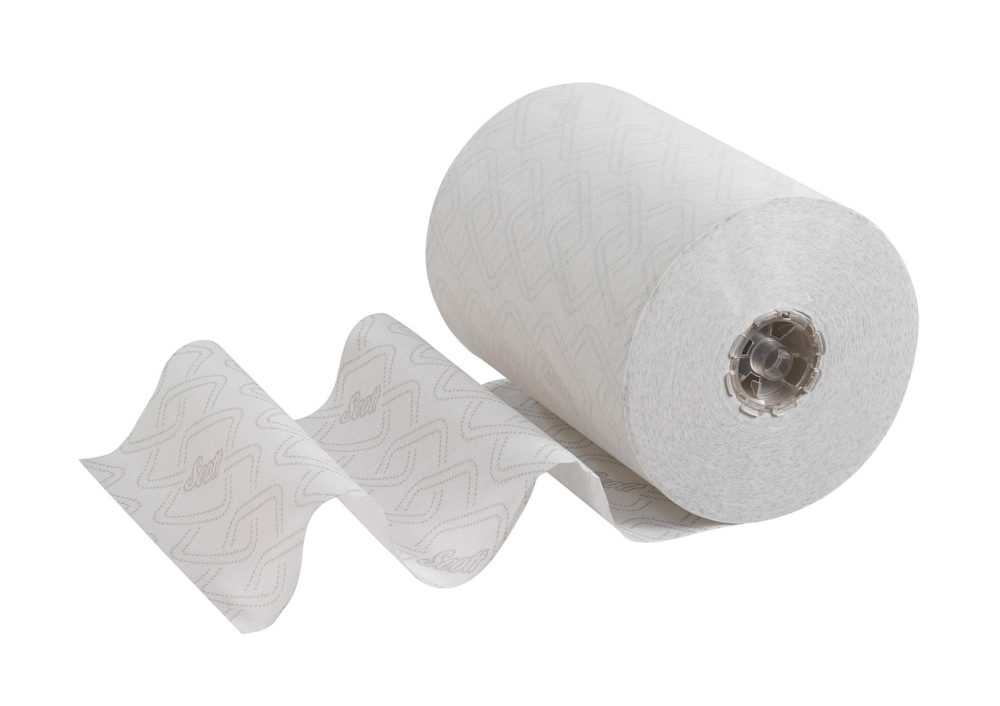 Полотенца для рук в рулонах Kimberly Clark Scot Slimroll, 1-сл, 190м, белый, 6рул/упак — изображение 7