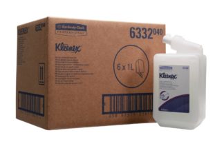 Средство жидкое для душа, тела и волос (гель) Kleenex, 1000мл, белый, 6*1л
