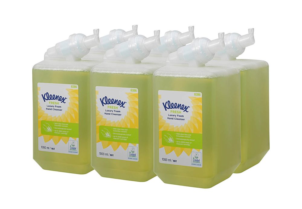 Пенное мыло для рук Kleenex@Fresh Luxury, 6шт * 1л — изображение 5