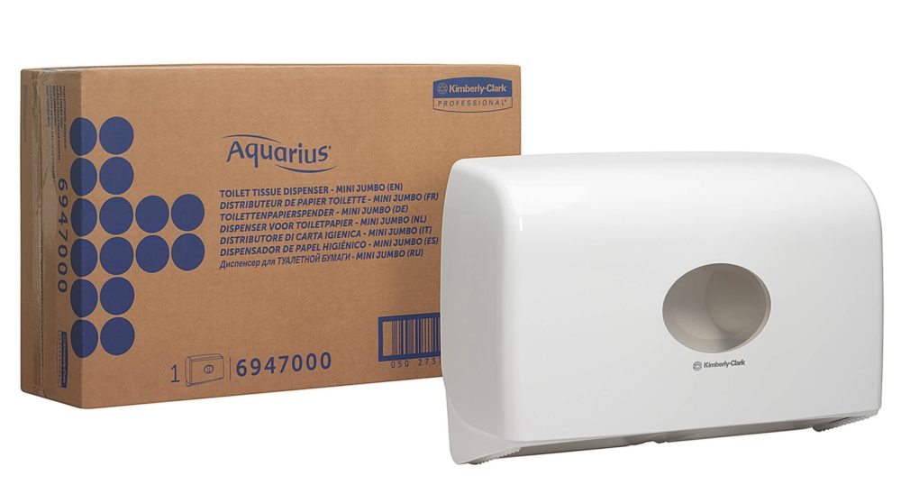 Диспенсер для туалетной бумаги в рулонах Aquarius Mini Jumbo — изображение 7
