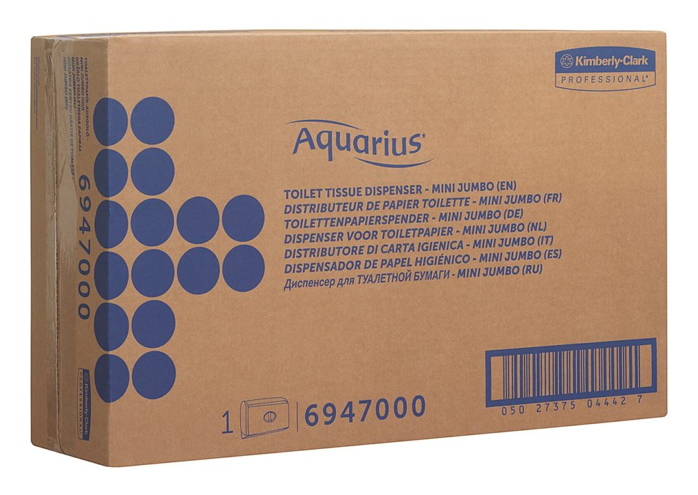 Диспенсер для туалетной бумаги в рулонах Aquarius Mini Jumbo — изображение 8
