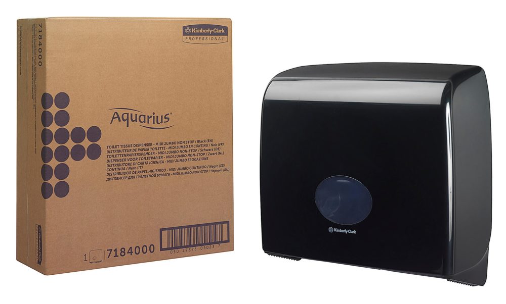 Aquarius™ Диспенсер для туалетной бумаги - Jumbo Non-Stop / Черный — изображение 6