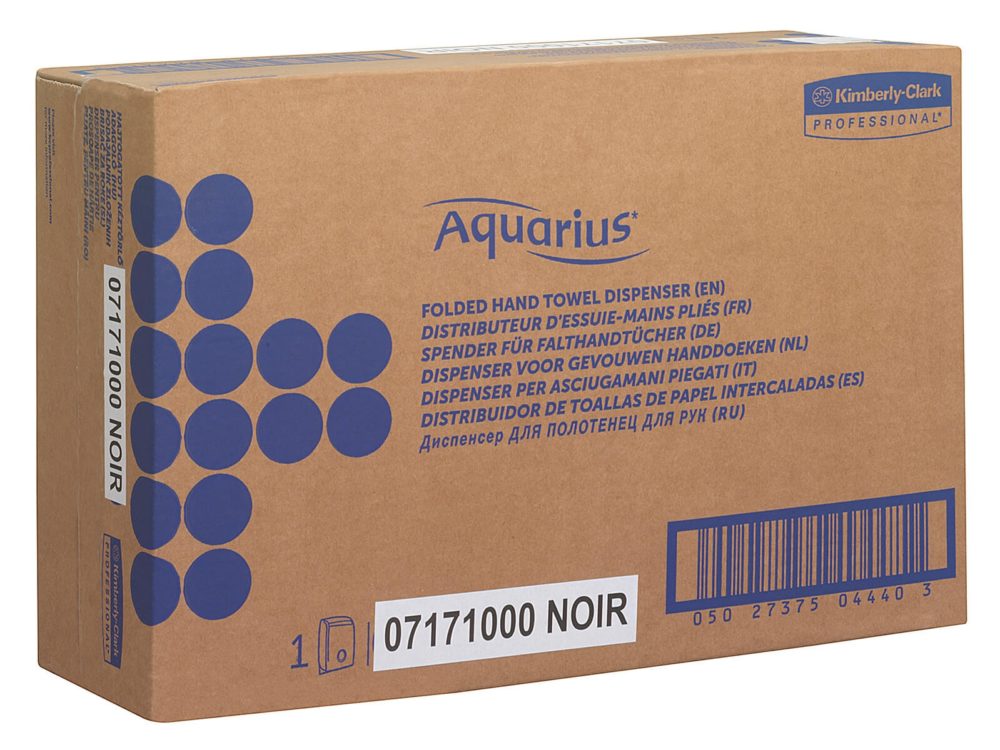 7171 Диспенсер для бумажных полотенец в пачках Aquarius чёрный — изображение 6
