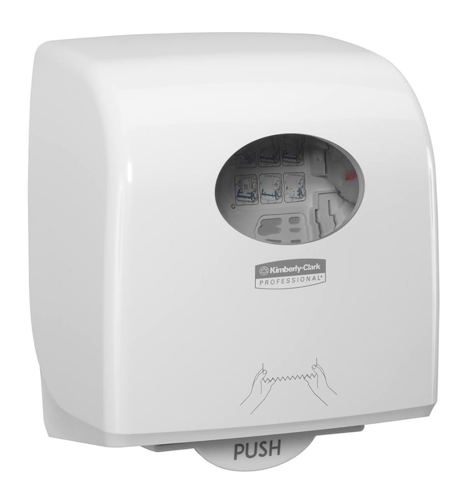 7955 Диспенсер для рулонных бумажных полотенец AQUARIUS SLIMROLL, белый — изображение 4